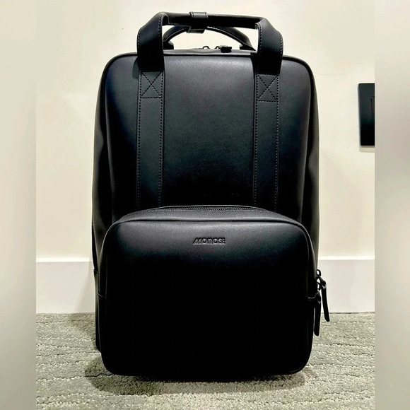 Monos Handbags - Monos Metro Backpack, Carbon  Black
